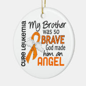 Angel 2 Broederleukemie Keramisch Ornament (Links)
