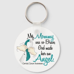Angel 2 Cererical Cancer mammie Sleutelhanger