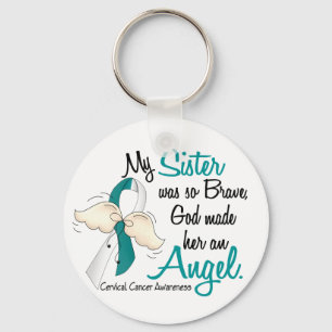 Angel 2 Cererical Cancer Sister Sleutelhanger