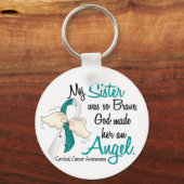 Angel 2 Cererical Cancer Sister Sleutelhanger (Voorkant)