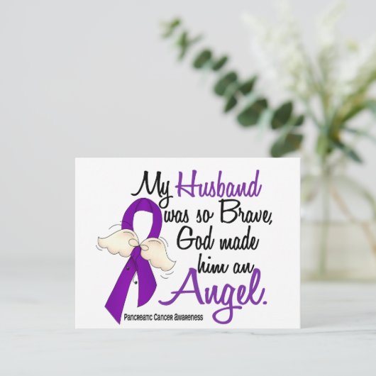 Angel 2 Echte Pancreaskanker Briefkaart (Staand voorkant)