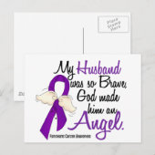 Angel 2 Echte Pancreaskanker Briefkaart (Voorkant / Achterkant)