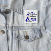 Angel 2 Mam Colon Cancer Vierkante Button 5,1 Cm (In situ)