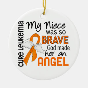 Angel 2 Niece Leukemie Keramisch Ornament
