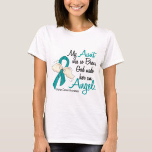 Angel 2 Ovarium Cancer tante T-shirt