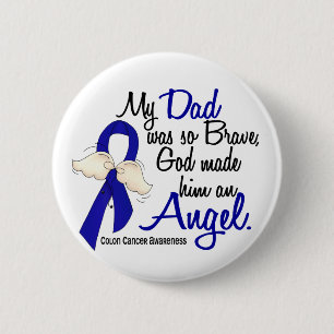 Angel 2 Pap Colon Cancer Ronde Button 5,7 Cm
