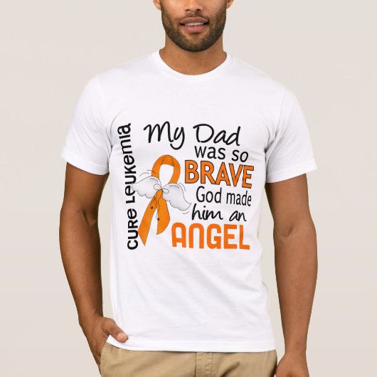 Angel 2 Pap Leukemie T-shirt (Voorkant)