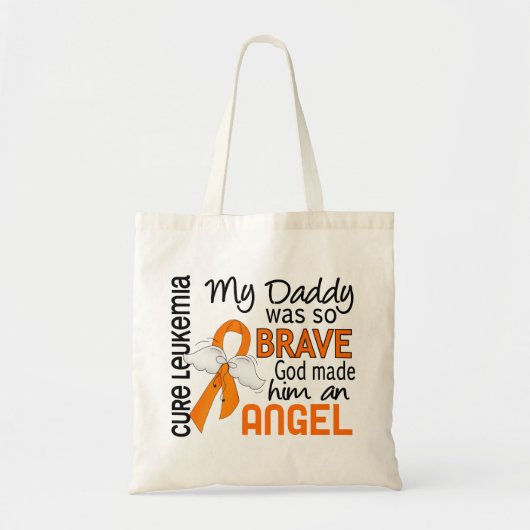 Angel 2 Papa Leukemie Tote Bag (Voorkant)
