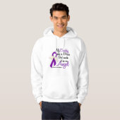 Angel 2 Papa Pancreaskanker Hoodie (Voorkant volledig)