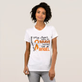 Angel 2 Tante leukemie T-shirt (Voorkant volledig)