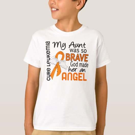 Angel 2 Tante leukemie T-shirt (Voorkant)