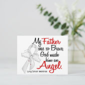 Angel 2 vader longkanker briefkaart (Staand voorkant)