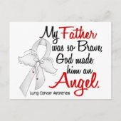 Angel 2 vader longkanker briefkaart (Voorkant)