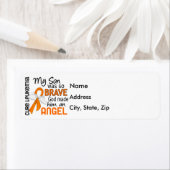 Angel 2-zoon leukemie etiket (Insitu)