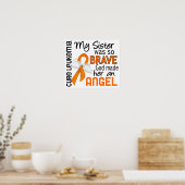 Angel 2 Zuster Leukemie Poster (Keuken)