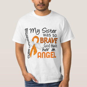 Angel 2 Zuster Leukemie T-shirt