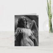 Angel 4 Christelijke Memorial Sympathie Dank u Bedankkaart (Voorkant)