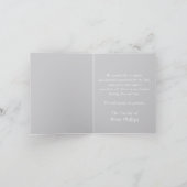 Angel 4 Christelijke Memorial Sympathie Dank u Bedankkaart (Binnen)