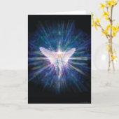 Angel 5 Blauw Kaart (Gele Bloem)