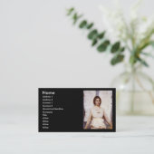 Angel, Abbott Handerson Thayer Fine Art Visitekaartje (Staand voorkant)