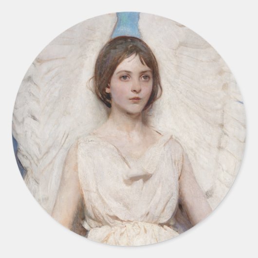 Angel - Abbott Handerson Thayer Ronde Sticker (Voorkant)