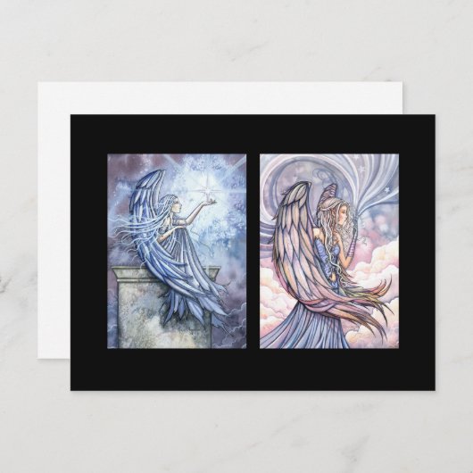 Angel ACEO Kaart van Molly Harrison (Voorkant / Achterkant)