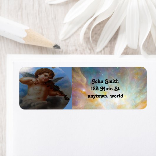 Angel adresetiketten etiket (Insitu)