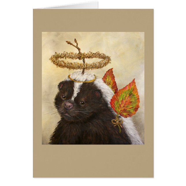 Angel Agatha de skunk card (Voorkant)