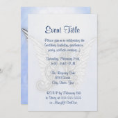 Angel Alphabet A Initiaal Kaart (Voorkant / Achterkant)