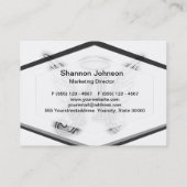 Angel Alphabet A Initiaal Latter Wings Halo Visitekaartje (Achterkant)