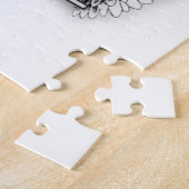 Angel Alphabet M Initiaal Letter Wings Halo Legpuzzel (Zijkant)