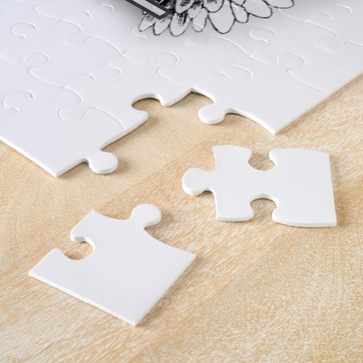 Angel Alphabet M Initiaal Letter Wings Halo Legpuzzel (Zijkant)