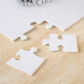 Angel Alphabet V Initiaal Letter Wings Halo Legpuzzel (Zijkant)