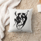 Angel and Devil Silhouette Sierkussen (Deken)