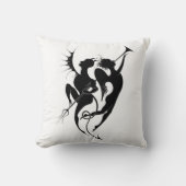 Angel and Devil Silhouette Sierkussen (Voorkant)