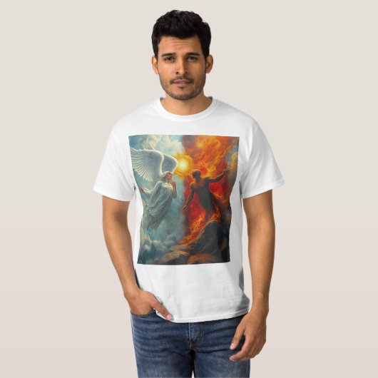 ANGEL AND DEVIL T-SHIRT (Voorkant volledig)