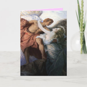 Angel and Love Quote Kaart