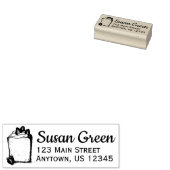 Angel Angelfood Food Cake Slice Strawberry Dessert Rubberstempel (Gestempeld)