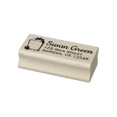 Angel Angelfood Food Cake Slice Strawberry Dessert Rubberstempel (Stempel)