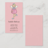 Angel Antics ・ Angel ・ Pink Visitekaartje (Voorkant / Achterkant)