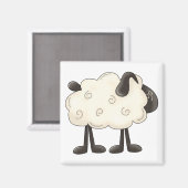 Angel Antics · Schaap Magneet (Voorkant / Achterkant)