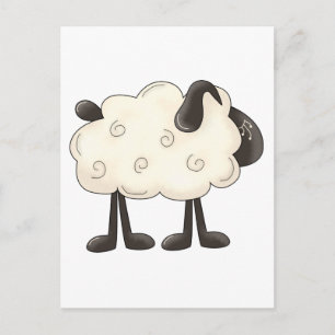 Angel Antics ・ Sheep Briefkaart