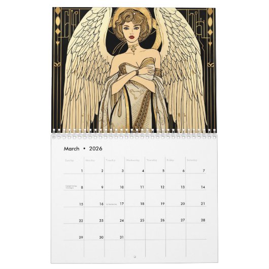 Angel Art 2026 Kalender (Mar 2026)
