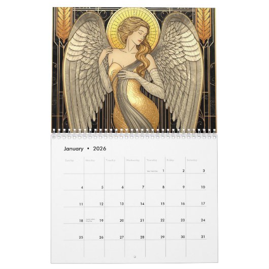 Angel Art 2026 Kalender (Jan 2026)