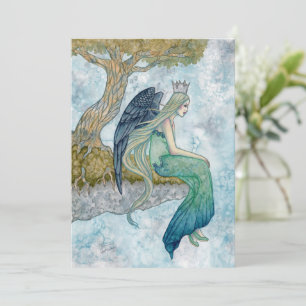 Angel Art beroemd gemaakt door Holly Durr Bedankkaart