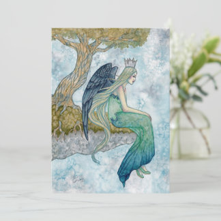 Angel Art beroemd gemaakt door Holly Durr Bedankkaart