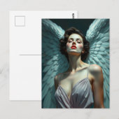 Angel art briefkaart (Voorkant / Achterkant)