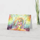 Angel Art Christmas Kaart (Voorkant)