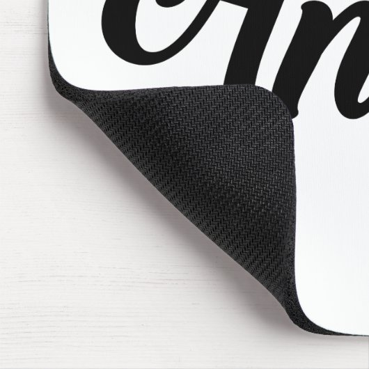 Angel Art Cool Text Graphic Angel Word Text Art Muismat (Hoek)