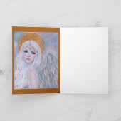Angel art Evangelina van Renee Lavoie Kaart (Binnen)